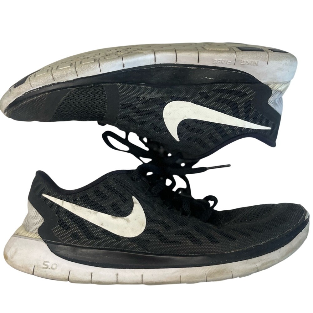 Nike Free RN 5.0 Youth Black Running Shoes Athletic Sneakers Youth Size 6.5 - Picture 6 of 9